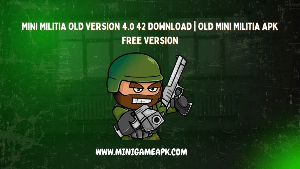 Mini Militia old version 4.0 42 download