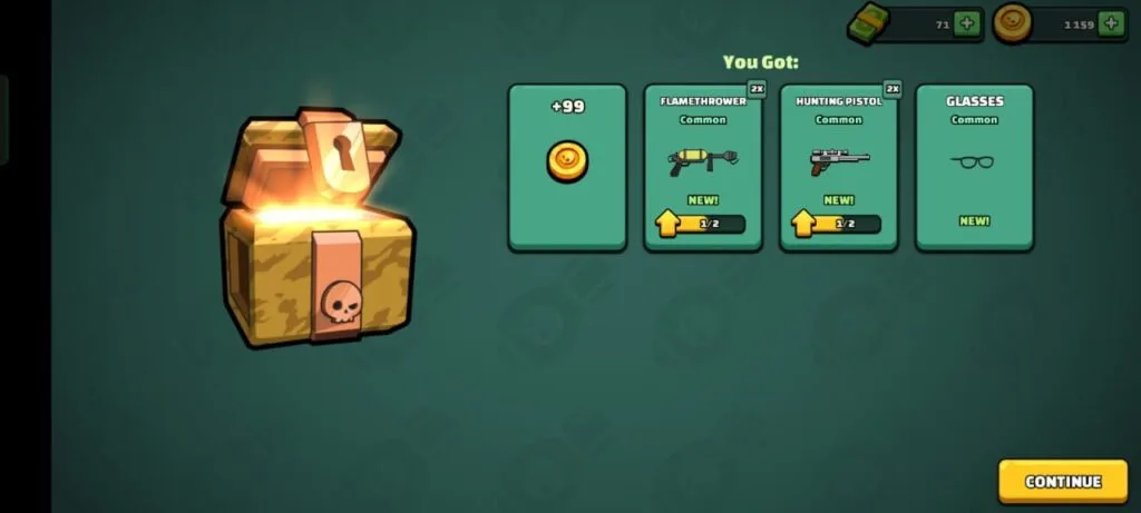 reward in mini militia